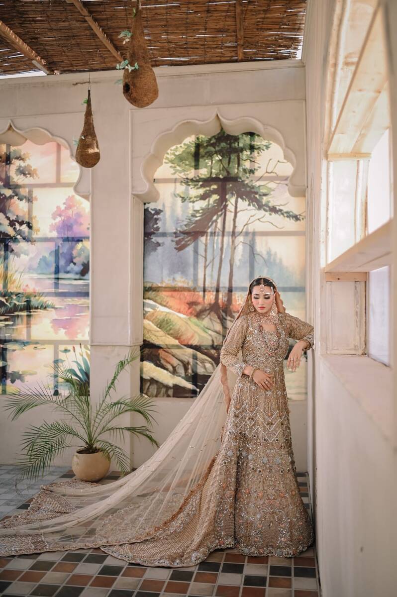Beautiful Bridal Look by Sana Qureshi Studio Lahore
